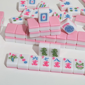 Grosir 2-lapis 166pcs Ubin Mahjong Amerika dengan Pola Tradisional Bahan Melamin Ubin Mahjong MJ-052 - Product Image 6