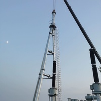 Pylône en treillis d'acier pré-assemblé à montage rapide pour ligne de transmission aérienne 10kV-500kV, pour projets de réseau électrique