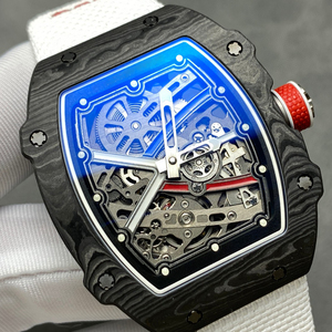 High-end RM6702 barrel-shaped carbon fiber waterproof men's business automatic <b>mechanical</b> <b>watch</b> - Product Image 3