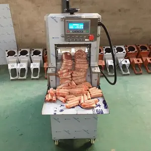 Full-automatic meat cube cutting and slicer machine/meat processing plant and Frozen Meat Cutting Machine