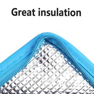 Portable Large-capacity <b>Lunch</b> Insulated <b>Bag</b> Beverage Cooler <b>Bag</b> Non-woven Waterproof Takeaway Insulation <b>Bag</b> - Product Image 5