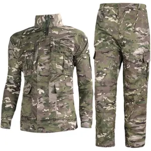Traje de caza para deportes al aire libre para hombre, chaqueta de camuflaje impermeable, uniforme de trabajo de protección, muestra gratis