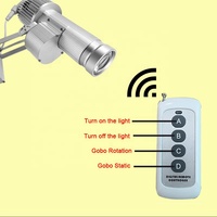 Projecteur d'images LED Gobo extérieur IP65 étanche à haut lumen avec télécommande pour la promotion commerciale