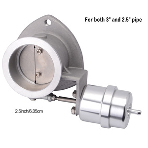 Tuyau <span class=keywords><strong>de</strong></span> découpe d'échappement double <span class=keywords><strong>de</strong></span> 2,5 pouces (63 mm) avec valve à vide en acier inoxydable 304, emballé <span class=keywords><strong>dans</strong></span> une boîte - Product Image 6