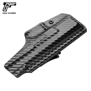 Pistolet et fleur tactique arrière IWB en Fiber de carbone l'étui <span class=keywords><strong>Kydex</strong></span> s'adapte à 9mm - Product Image 5