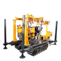 Machine hydraulique portative de plate-forme de forage de puits d'eau XY-3 perceuse de chenille au Sénégal composants de noyau de pompe à boue comprenant le moteur