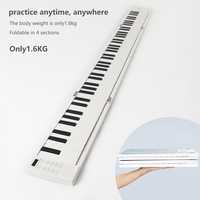 MINI clavier électronique numérique portable pliable Piano 88 49 touches pour instrument de musique étudiant