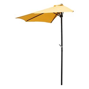 <span class=keywords><strong>Parasol</strong></span> extérieur 9FT <span class=keywords><strong>Demi</strong></span> Patio Mur Balcon 9FT <span class=keywords><strong>Demi</strong></span>-rond <span class=keywords><strong>Parasol</strong></span> Marché Cour Jardin <span class=keywords><strong>Parasol</strong></span> - Product Image 4