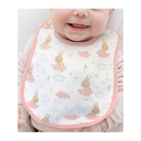 Bavoirs en coton imperméables pour bébés certifiés CPC CE, antibactériens, écologiques, lavables pour filles et garçons