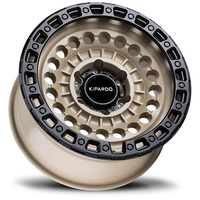Jantes en alliage d'aluminium KIPARDO taille 17X9 18X9 adaptées aux voitures tout-terrain 6X139.7 déport -12 à 12 18 pouces 6 trous 4x4
