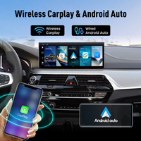 Autoradio Linux 12,3 pouces pour BMW Série 5 2018 2019 Système EVO Lecteur multimédia GPS Navigation WIFI Carplay sans fil