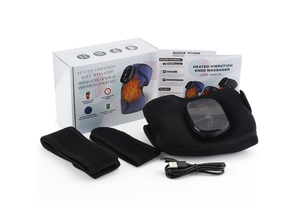 Massaggiatore Riscaldante per Ginocchia, Cuscinetti Riscaldanti per Spalle, Supporto per Gomito 3 in 1 con Vibrazione - Product Image 6