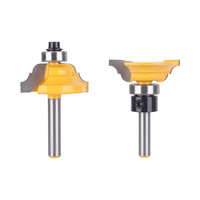Double Roman OGEE Stile and Rail Set Router Bit Fraise à bois pour fraise à bois Fraise à face en carbure