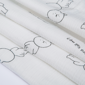 Tissu en crêpe imprimé 100% coton, double couche, étoffe douce pour serviette de couverture, vente en gros, haute qualité - Product Image 2