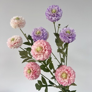 Artificial Peonies Silk <b>Flowers</b> <b>Single</b> Branch High Simulation Wedding Decorations - Product Image 1