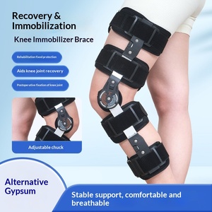 Attelle de fixation du genou pour fracture de membre inférieur, support de fixation pour blessure du ménisque et du ligament, tailles 38cm-60cm - Product Image 3