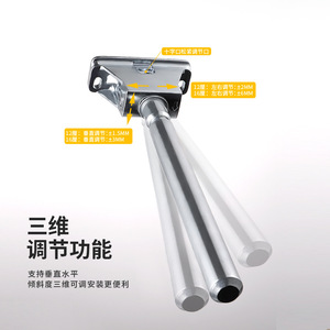 Betoci Zinc Alloy Concealed <b>Shelf</b> Support 12mm 16mm <b>Adjustable</b> Bracket For Plywood Easy Installation - Product Image 1