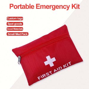 Trousse de premiers soins personnalisée avec logo, en tissu Oxford imperméable, avec fournitures médicales d'urgence, pour les voyages en plein air, pochette médicale portable - Product Image 2