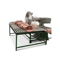 Équipement de boucherie motorisé haute performance ZBHT pour bovins, caprins et porcins – Scie à segments horizontale pour viande et os (porc, bœuf, mouton)