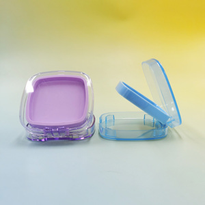 Base di copertura <span class=keywords><strong>trasparente</strong></span> personalizzabile due strati evidenziano fondotinta pressato compatto per cosmetici - Product Image 5