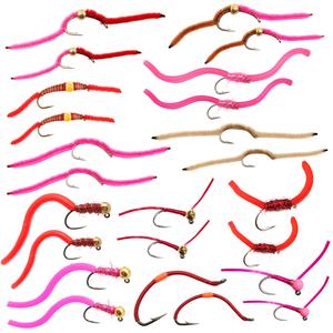 Kit de mouches de pêche à la mouche Assortiment de leurres secs et humides pour truites de nymphes - Product Image 3