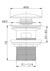 Accessoires de salle de bain de couleur personnalisée, lavabo sanitaire, évacuation en acier inoxydable, <span class=keywords><strong>drain</strong></span> de lavabo escamotable avec trop-plein - Product Image 2