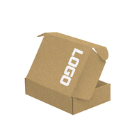 Boîtes à fleurs florales imprimées personnalisées emballage d'expédition en papier kraft ondulé pour maman logo en relief inclus