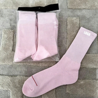Chaussettes unisexes tendance hip-hop, chaussettes de sport en coton avec logo imprimé personnalisé, chaussettes épaisses à fond en tissu éponge, chaussettes décontractées