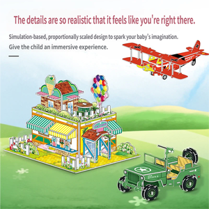 Rompecabezas Educativo 3D para Niños, Modelo de Papel Estéreo, Bloques de Construcción, Modelo Creativo, Juguete de Ensamblaje de Papel 3D para Niños, Regalo - Product Image 4