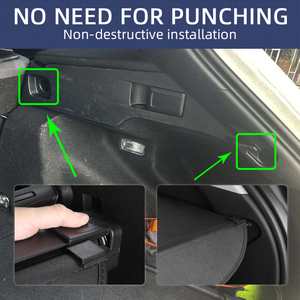 Accessori interni per scatola di coda Auto per <span class=keywords><strong>Toyota</strong></span> <span class=keywords><strong>Corolla</strong></span> Touring 2021-2024 copri bagagliaio retrattile - Product Image 4