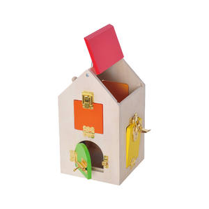 Bestseller Holz materialien Montessori Lock und Key House Toy Set - Product Image 4