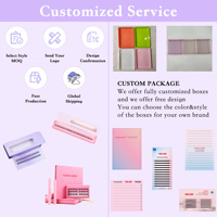 Yapıştırıcısız Kendinden Yapışkanlı Demet Kirpikler 100 Demet Tüy Gibi DIY Kirpik Uzatma Seti D Kıvrımı 10-16mm Karışık Önceden Yapıştırılmış Kirpikler