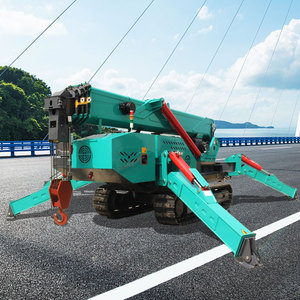 Tonlita điều khiển từ xa 12ton 10ton Spider Crane Telescopic Crane Mini Crawler Crane có thể gập lại nâng 8 tấn 5 tấn giá tốt nhất - Product Image 2