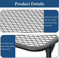 Table de camping pliante pour voiture à pneu avec pieds à hauteur réglable intérieur extérieur léger portable pour pique-nique camping