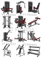Usine d'équipement de fitness double fonction multifonction Lat Pulldown Low Row Machine