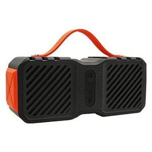 Enceintes portables Cassa Party 30W en noir profond et orange, modèle 33186 - Product Image 3