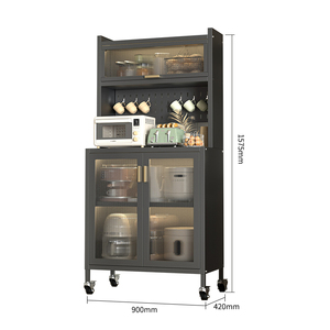 Meubles de maison de haute qualité <span class=keywords><strong>armoire</strong></span> de rangement de cuisine organisateur de cuisine mobile étagère de cuisine en acier - Product Image 5