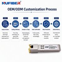 Modul Transceiver Tembaga 1000BASE-T SFP RJ45 Gigabit 100m Langsung dari Pabrik, Tersedia Stok Grosir, Pengiriman Cepat, Terpercaya
