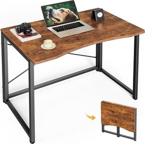 Escritorio Plegable Personalizado BSCI-FSC para Espacios Pequeños, Mesa Plegable para Computadora para Oficina en Casa, Estudio, Dormitorio, Trabajo - Product Image 1