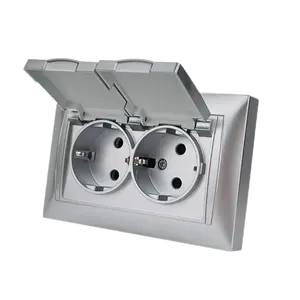 European standard Modern Style Wall Switch Socket, 2 Groups, for Household Use - Durable and Reliable Electrical Device