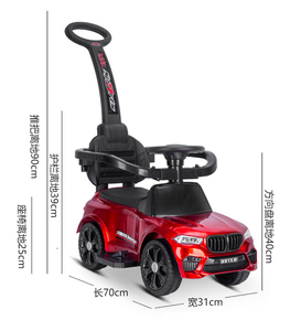 Coche <span class=keywords><strong>de</strong></span> Juguete Eléctrico para Bebés <span class=keywords><strong>de</strong></span> <span class=keywords><strong>1</strong></span> a 3 Años, Scooter con Ruedas Universales Antivuelco, Cochecito Infantil con Función <span class=keywords><strong>de</strong></span> Giro para Niños y Niñas - Product Image 6