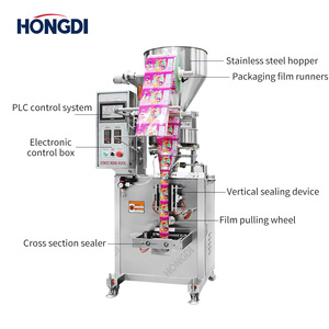 Máquina de envasado de sellado trasero automático cuantitativo de gránulos, aperitivos de ocio, dulces - Product Image 3