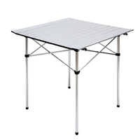 Al aire libre camping stool maletín plegable mesa de picnic plegable con logotipo aceptar MOQ bajo