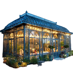 Squisita Veranda in Ferro Battuto Ideale per Matrimoni ed Eventi - Veranda Coperta in Vetro Premium per Occasioni Memorabili - Product Image 2