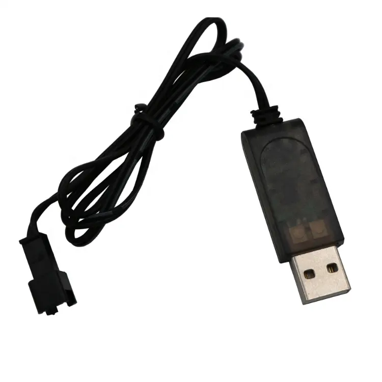 충전식 배터리 충전기 무료 샘플 SM 플러그 도매 원격 제어 자동차 7.2V USB 배터리 충전기 케이블
