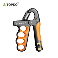 TOPKO Poignée de musculation réglable de haute qualité avec logo personnalisé pour fitness/salle de sport