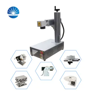JPT MOPA M7 100W 3D dynamic scan head laser engraving machine 2.5D fiber laser 3D engraving machine Electric Z axis
