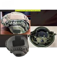 Casque tactique PE FAST MICH M88 IIIA 3A avec visière, casque tactique balistique en aramide Mich 3A