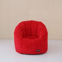 Wohnzimmer Sofas Indoor Modernes Beanbag Sofa Rückenstütze Kürbis Sessel Beanbag Liegerögen Bohnenstuhl