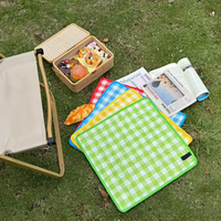 Coussin Wego Mini de haute qualité avec impression de logo personnalisé, tapis de pique-nique d'extérieur, tapis de plage portable sans sable, imperméable, pour le camping et les voyages